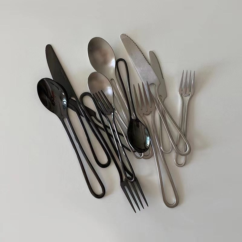 Stainless Steel Hollow Cutout Cutlery Set