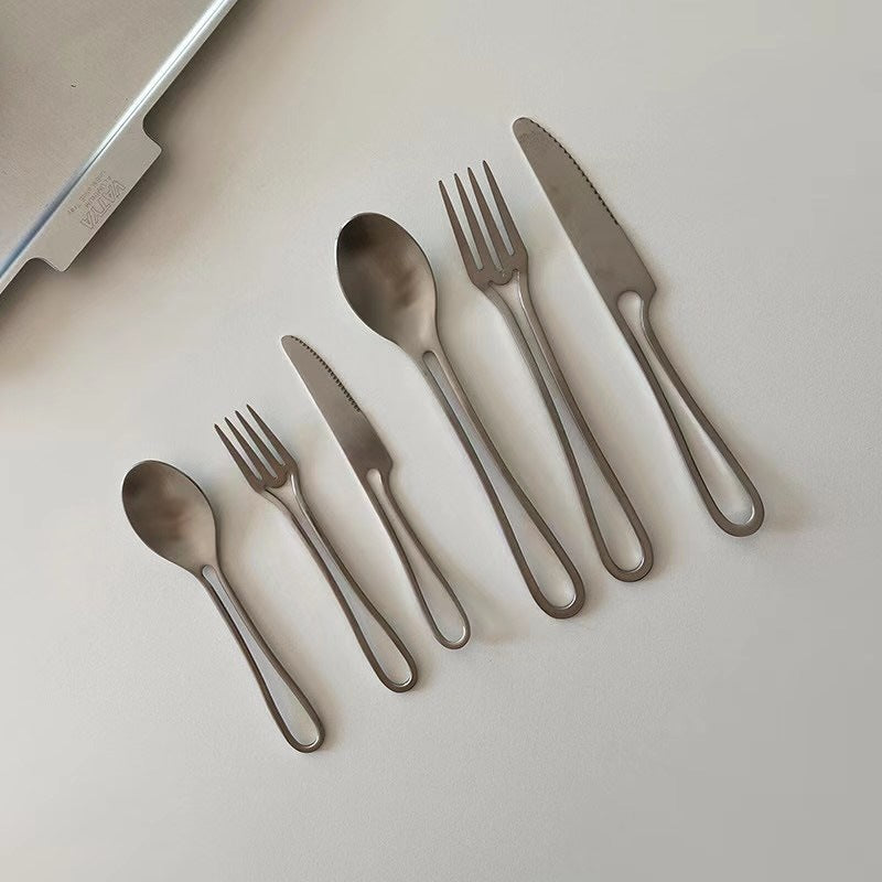 Stainless Steel Hollow Cutout Cutlery Set