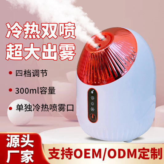 Hydrating Plumping Face Steamer Cold or Hot Spray Home Beauty Treatment and Steam Inhalation Therapy