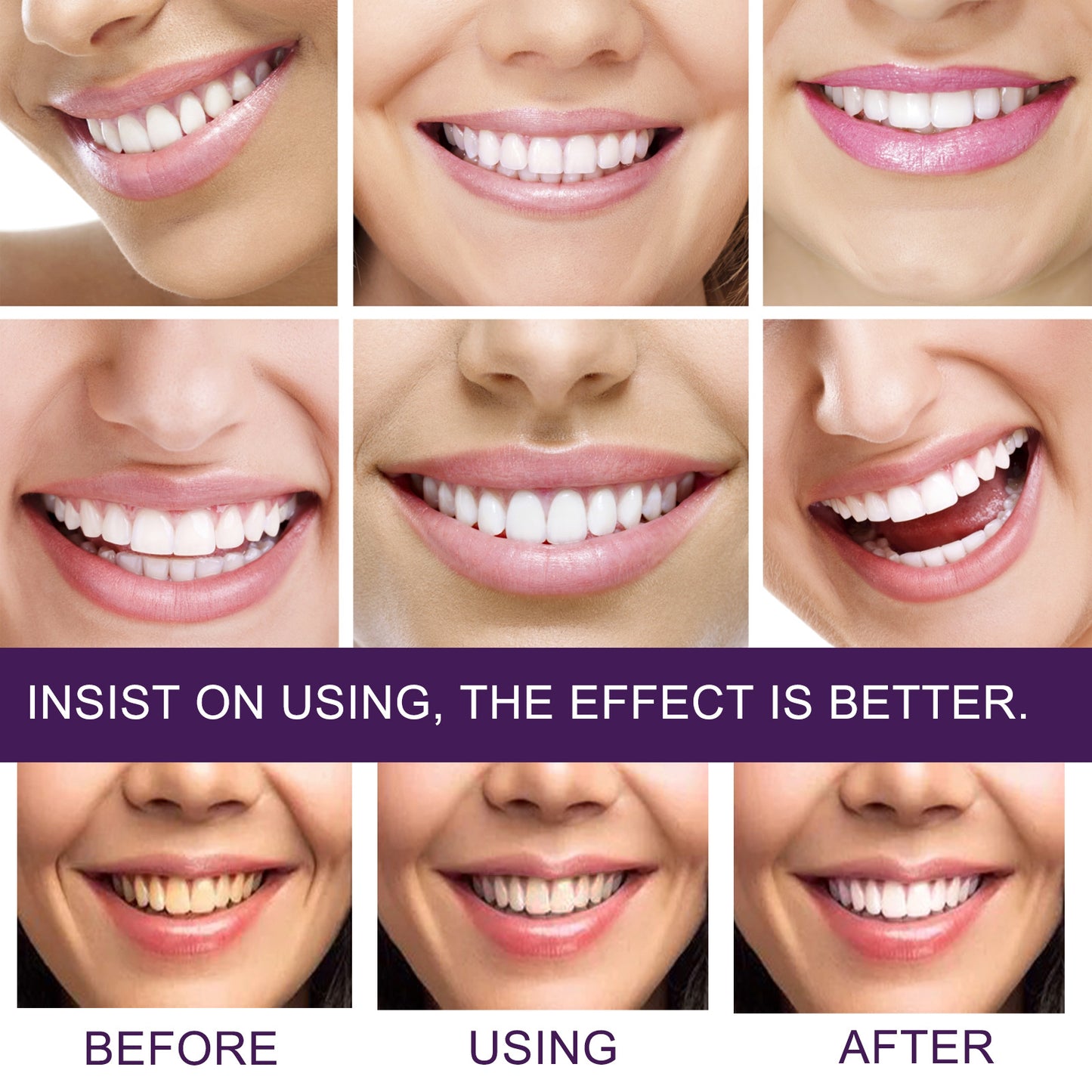 Purple Toothpaste for Stain Removal & Effective Whitening