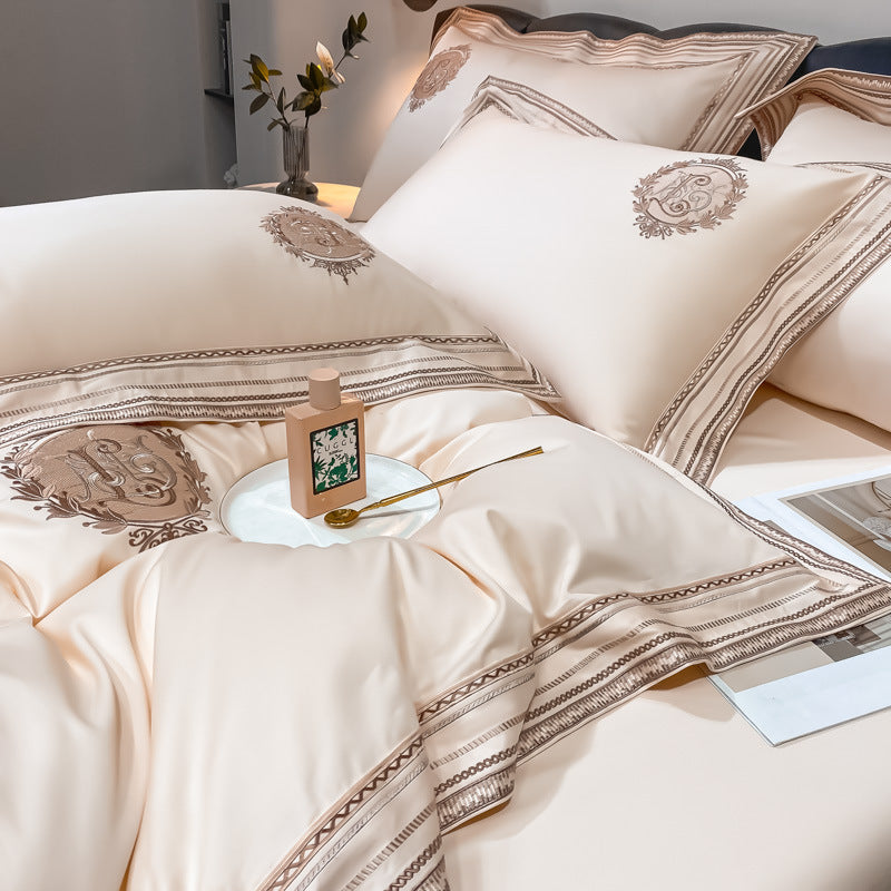 Luxury Cotton Embroidered Bedsheet Sets