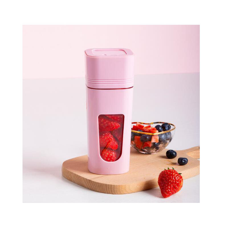 Latest Handheld Portable Mobile Small Mini Smoothie Fruit Iced Drink Blender Mixer Maker Crusher Juicer Electric Wireless Charger Rechargeable