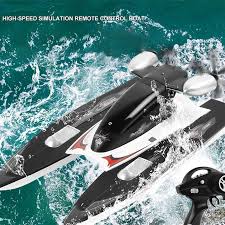 Electric RC High Speed Boat 2.4G Large Speed Boat Toy Boat With Out of Water Protection System Saiing Nautical Model