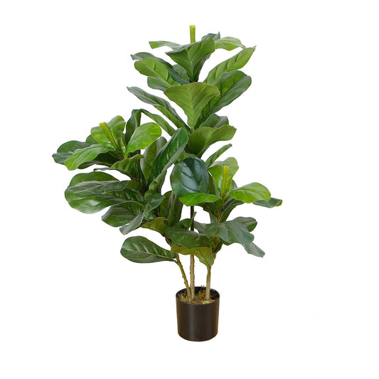 Realistic Looking Artificial Greenery - 85cm Tall Gourd (Gin, Banyan) Tree with Faux Potting Soil & Basket Options