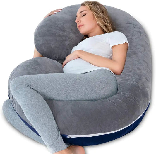 C-Shaped Body Pregnancy Support Comfort Pillow