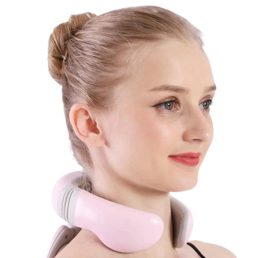 4D Neck Massager for Relief of Chronic Neck Pain - Remote Control